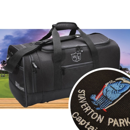 Wilson Staff Travel Duffel Bag with Embroidery